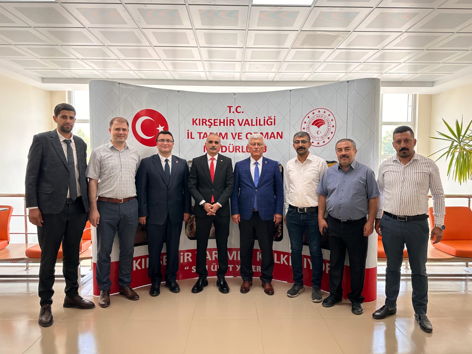 TVHB Merkez Konsey Başkanı Ali Eroğlu ve TVHB Konsey Sekreteri Prof. Dr. Hüsamettin Ekici ilimize geldiler