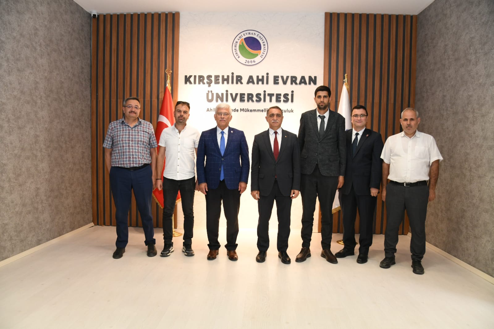 TVHB Merkez Konsey Başkanı Ali Eroğlu ve TVHB Konsey Sekreteri Prof. Dr. Hüsamettin Ekici ilimize geldiler